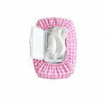 Gingham Wet Wipe Cover by Little Mae & Co