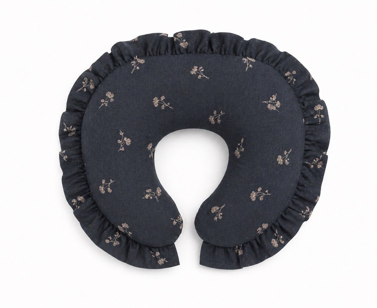 Dandelion Cotton Ruffle Nursing Pillow Cover by Little Mae & Co