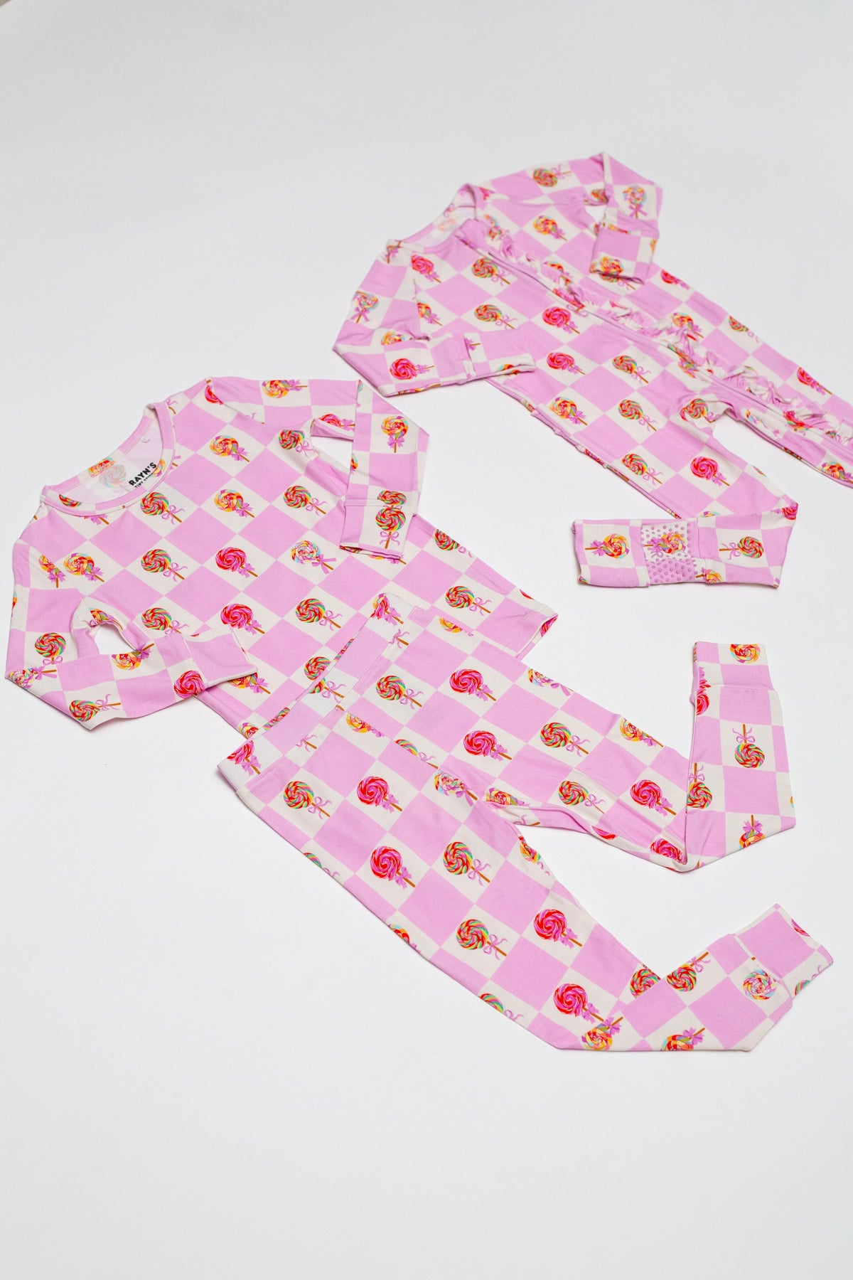 My First Lollipop -2-Piece Bamboo Pajamas for Girl by Rayn’s Tiny Stitches