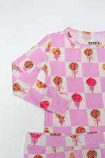 My First Lollipop -2-Piece Bamboo Pajamas for Girl by Rayn’s Tiny Stitches