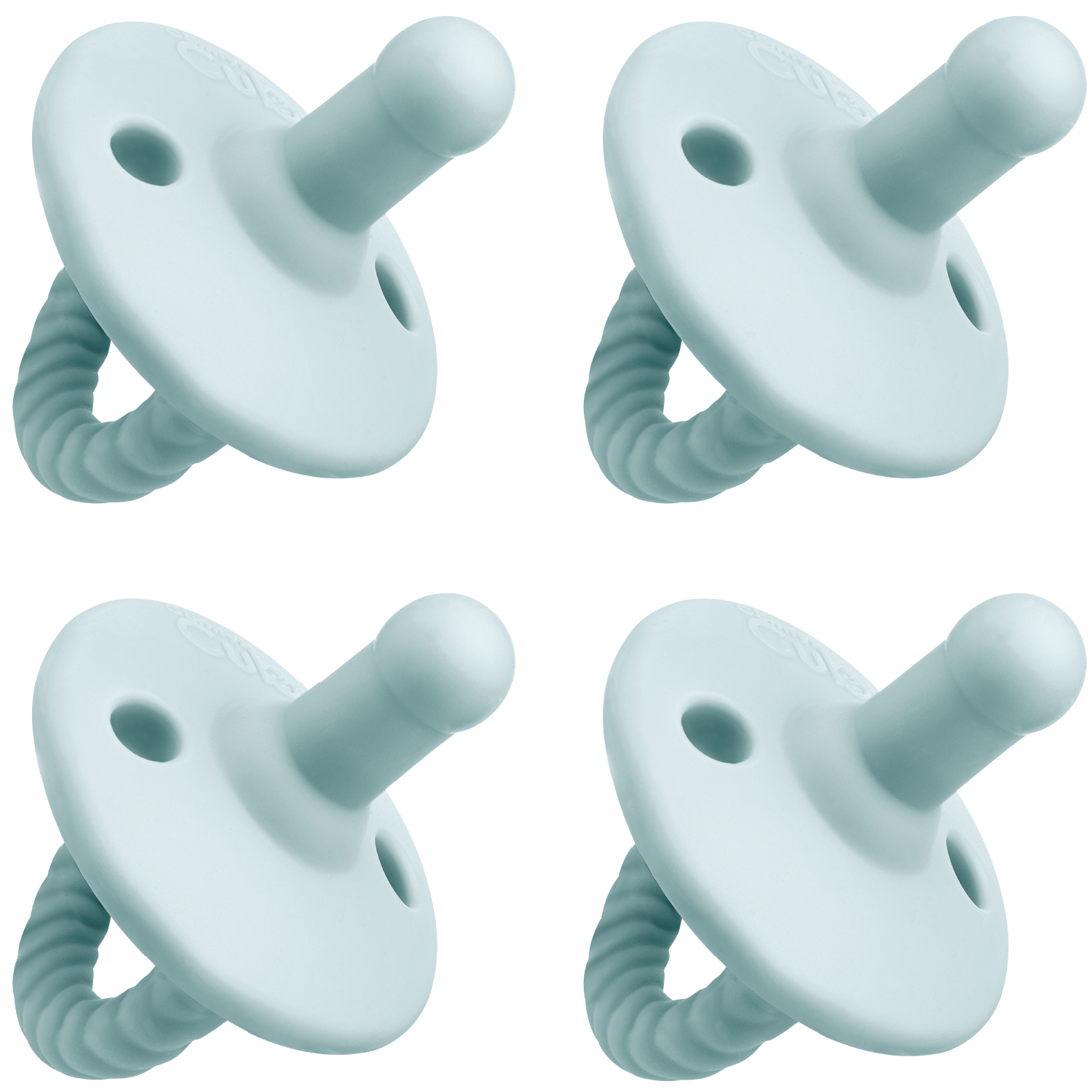 Earth Green Pacifiers 4 Pack For Babies Stage 1 2 Flat Comfy Cubs Everetts Place: Online Boutique 12.99