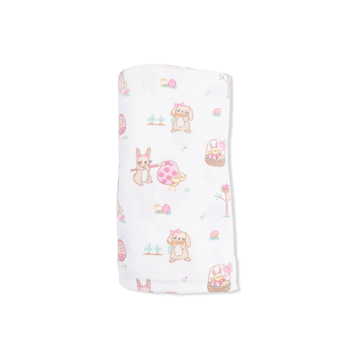 Easter Egg Hunt Pink - Swaddle Blanket Angel Dear 