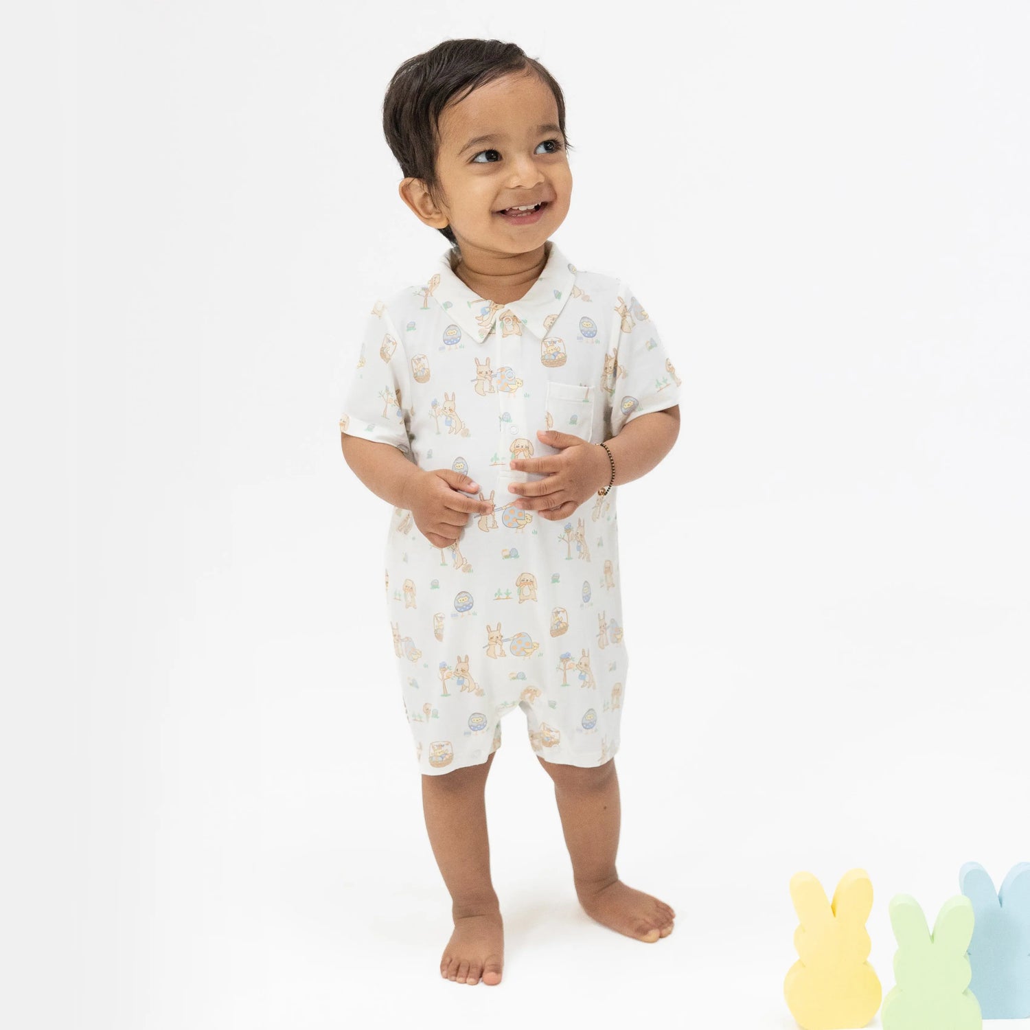 Easter Egg Hunt Uni  - Polo Shortie Angel Dear 