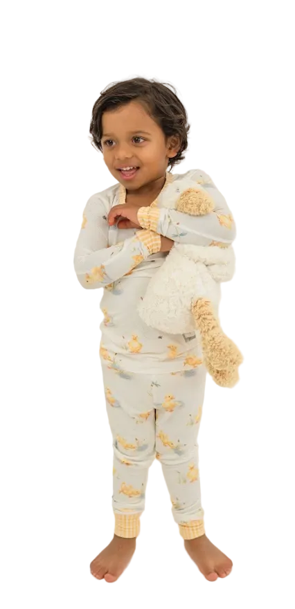 My First Waddle 2-Piece Bamboo Pajamas (Boys & Girls)