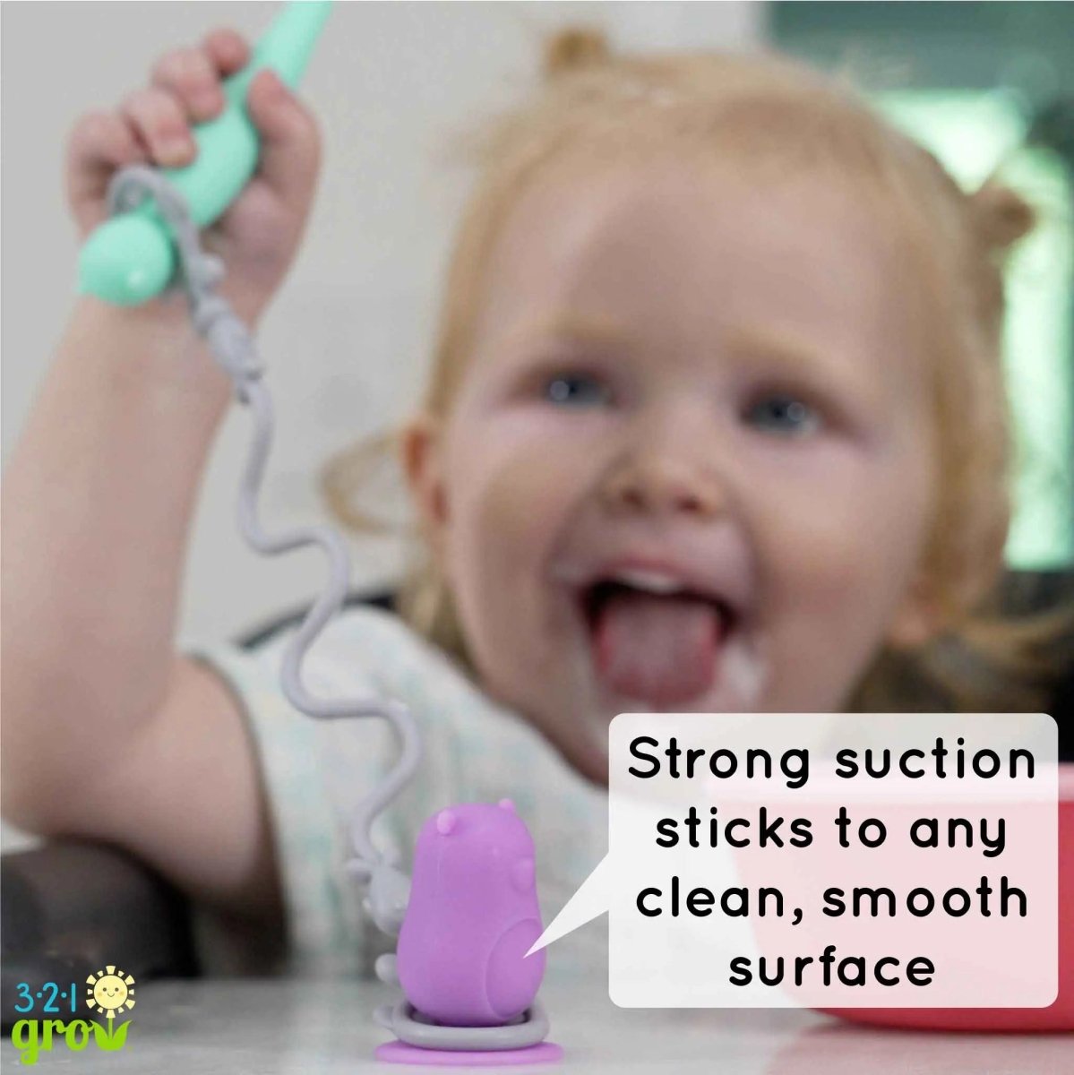 321 Grow Easy Learn Baby Spoon And Tether Set For Self Feeding - Everetts Place Boutique - 