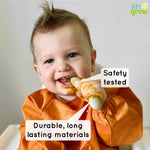 Easy Learn Baby Spoon Set For Self Feeding Toddlers 321 Grow Everetts Place: Online Boutique