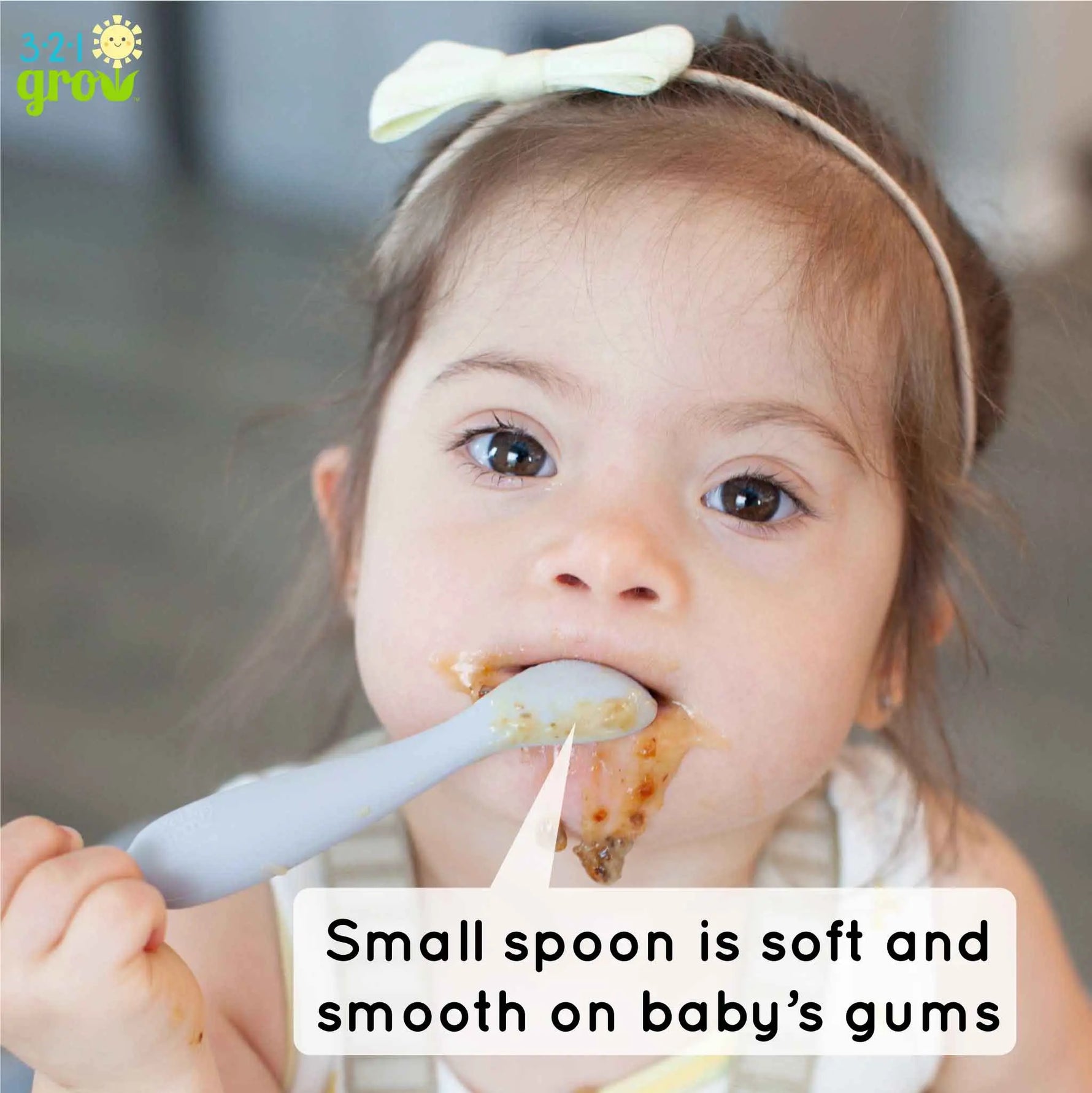 Easy Learn Baby Spoon Set For Self Feeding Toddlers 321 Grow Everetts Place: Online Boutique