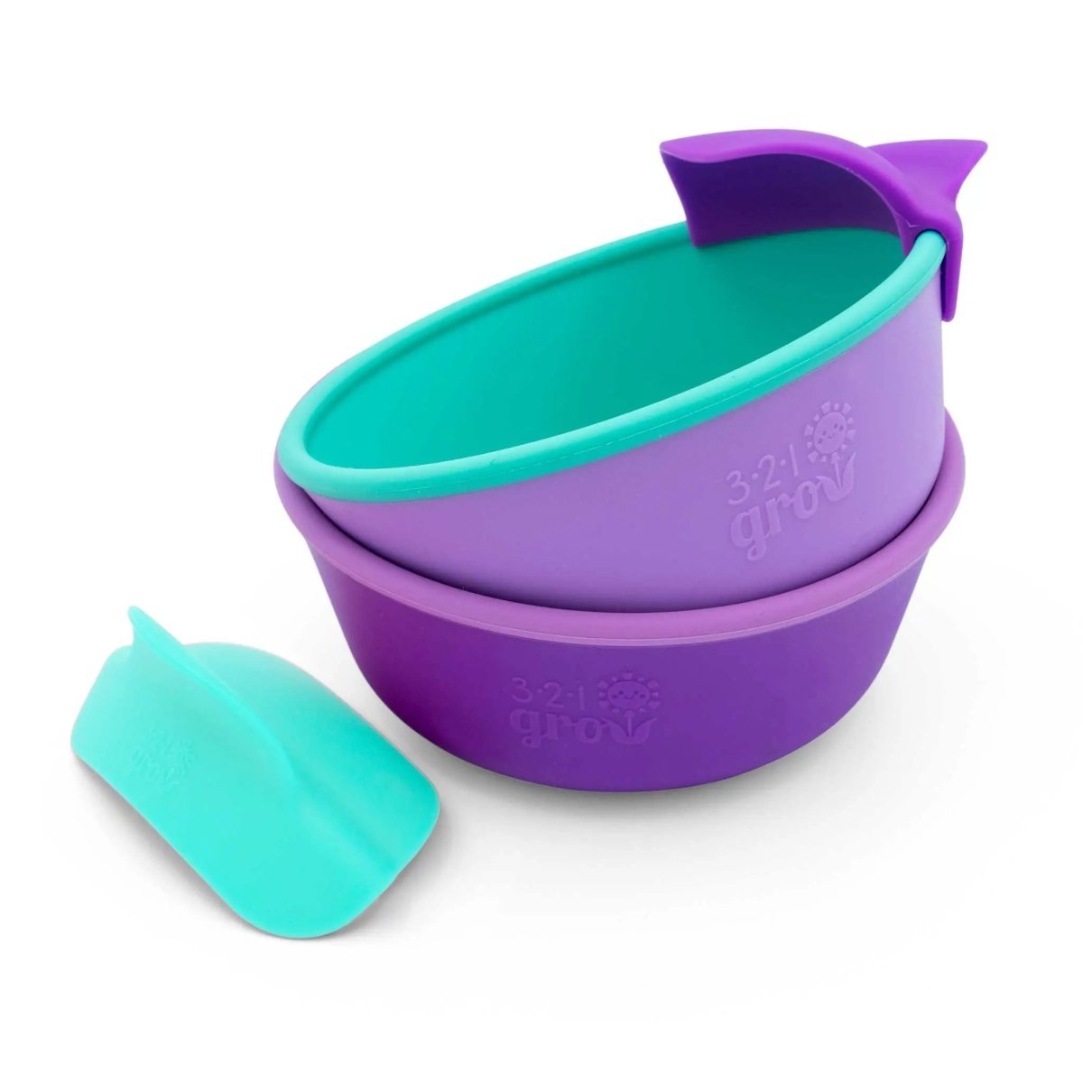 321 Grow Easy Scoop and Hold Bowl Set for Mess Free Feeding - Everetts Place Boutique - 
