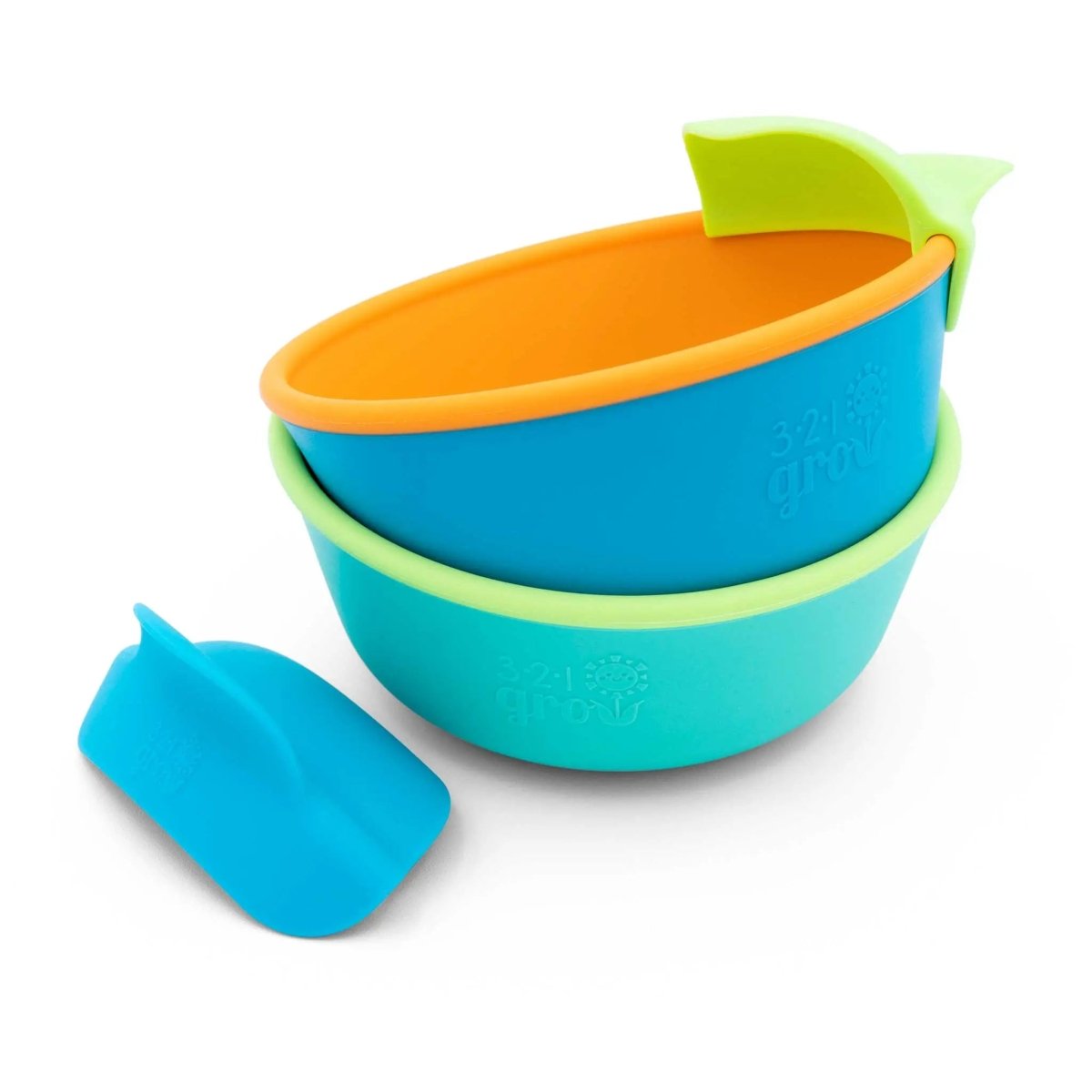 321 Grow Easy Scoop and Hold Bowl Set for Mess Free Feeding - Everetts Place Boutique - 