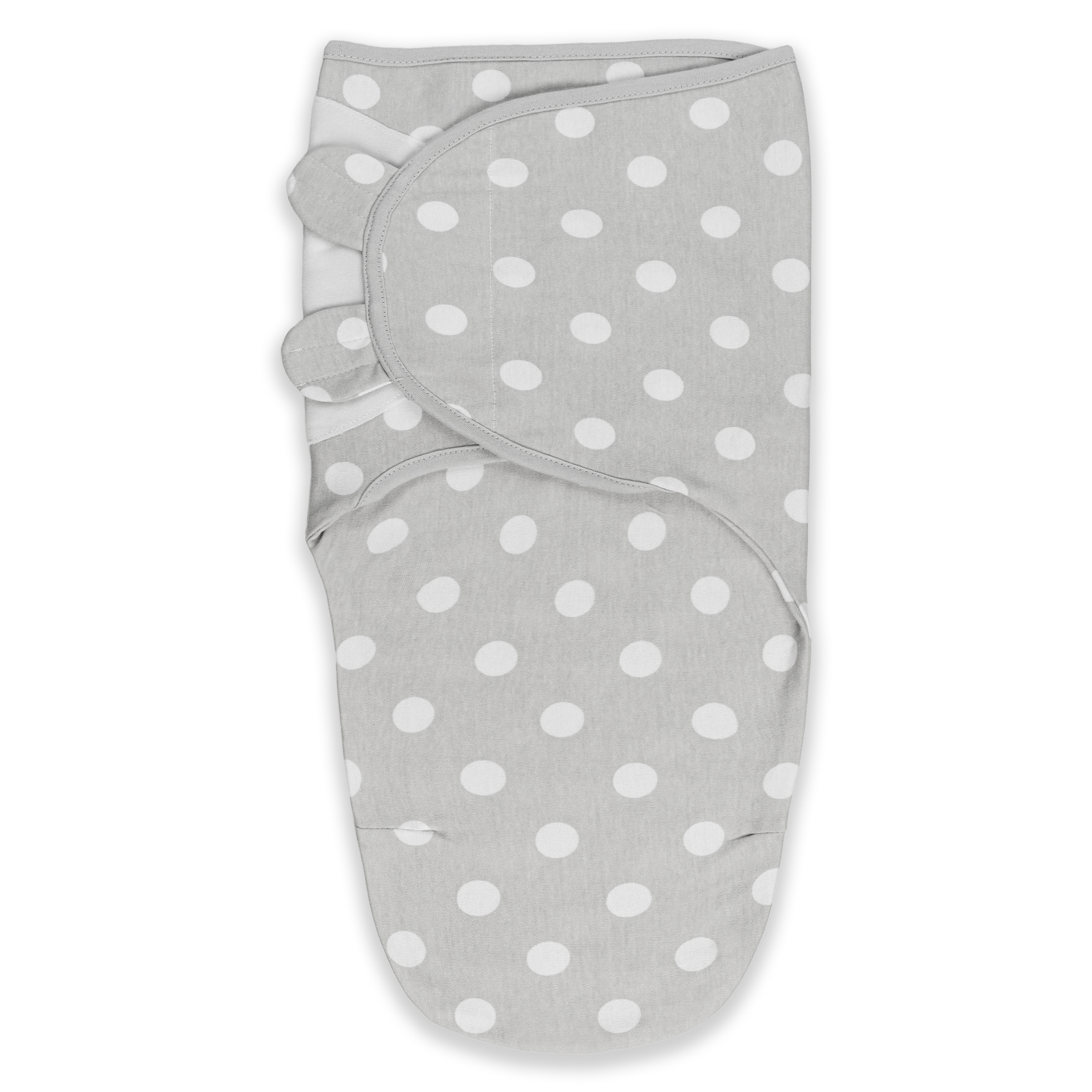 Easy Swaddle Blanket Gray Polkadots for Newborns Pack of 1 Comfy Cubs Everetts Place: Online Boutique