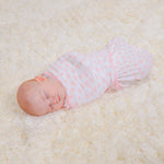 Easy Swaddle Blankets Pink Heart By Comfy Cubs Pack Of 1 Comfy Cubs Everetts Place: Online Boutique