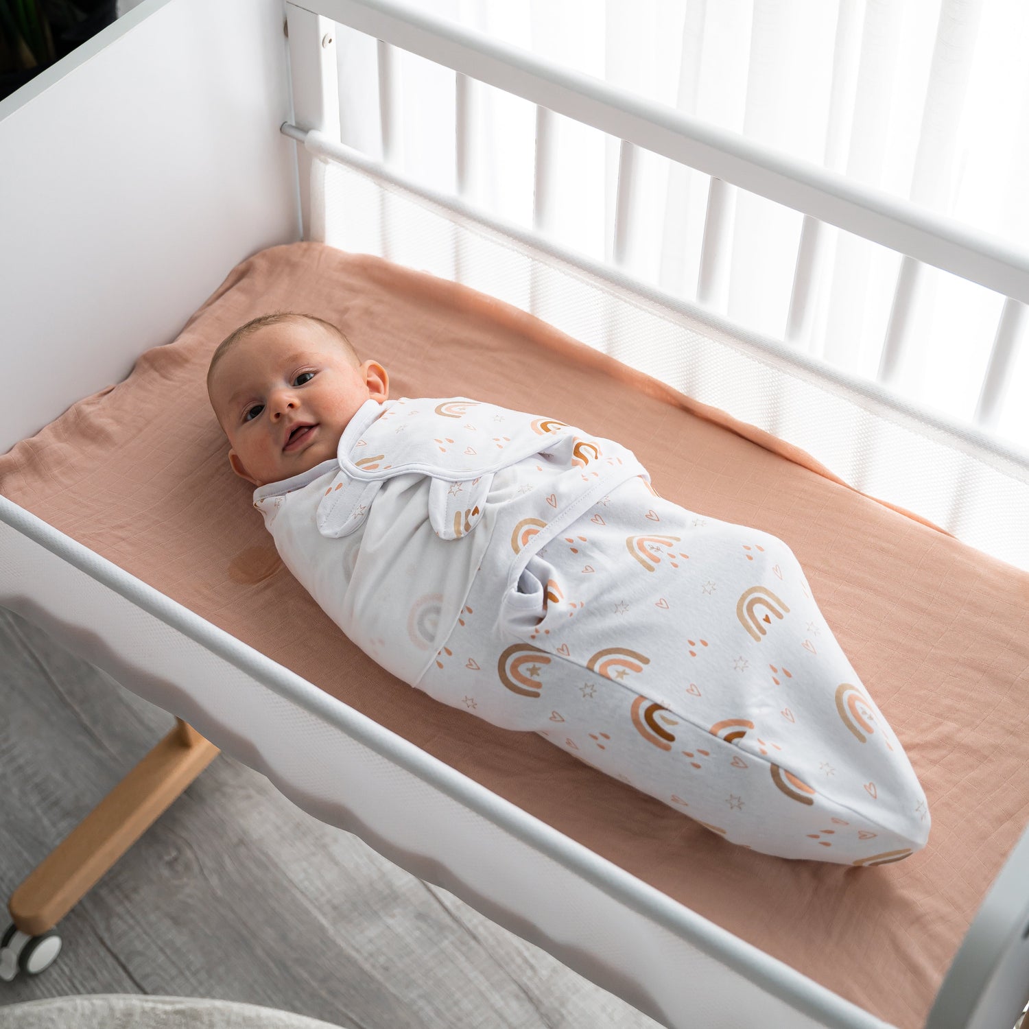 Easy Swaddle Blankets Rainbow Bohemian Colorful Pack Of 3 Comfy Cubs Everetts Place: Online Boutique