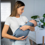 Easy Swaddle Blankets Stone Nomadic Blue Azul Pack of 3 Comfy Cubs Everetts Place: Online Boutique