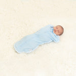 Easy Zipper Swaddle Blanket Blue For Newborns Safe Sleep Comfy Cubs Everetts Place: Online Boutique
