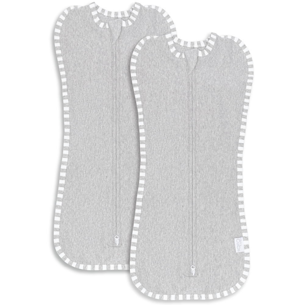 Easy Zipper Swaddle Blanket Grey Comfy Cubs Newborns Comfy Cubs Everetts Place: Online Boutique 39.99
