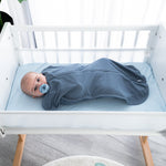 Easy Zipper Swaddle Blanket Nomadic Blue Azul Cozy Newborn Comfy Cubs Everetts Place: Online Boutique