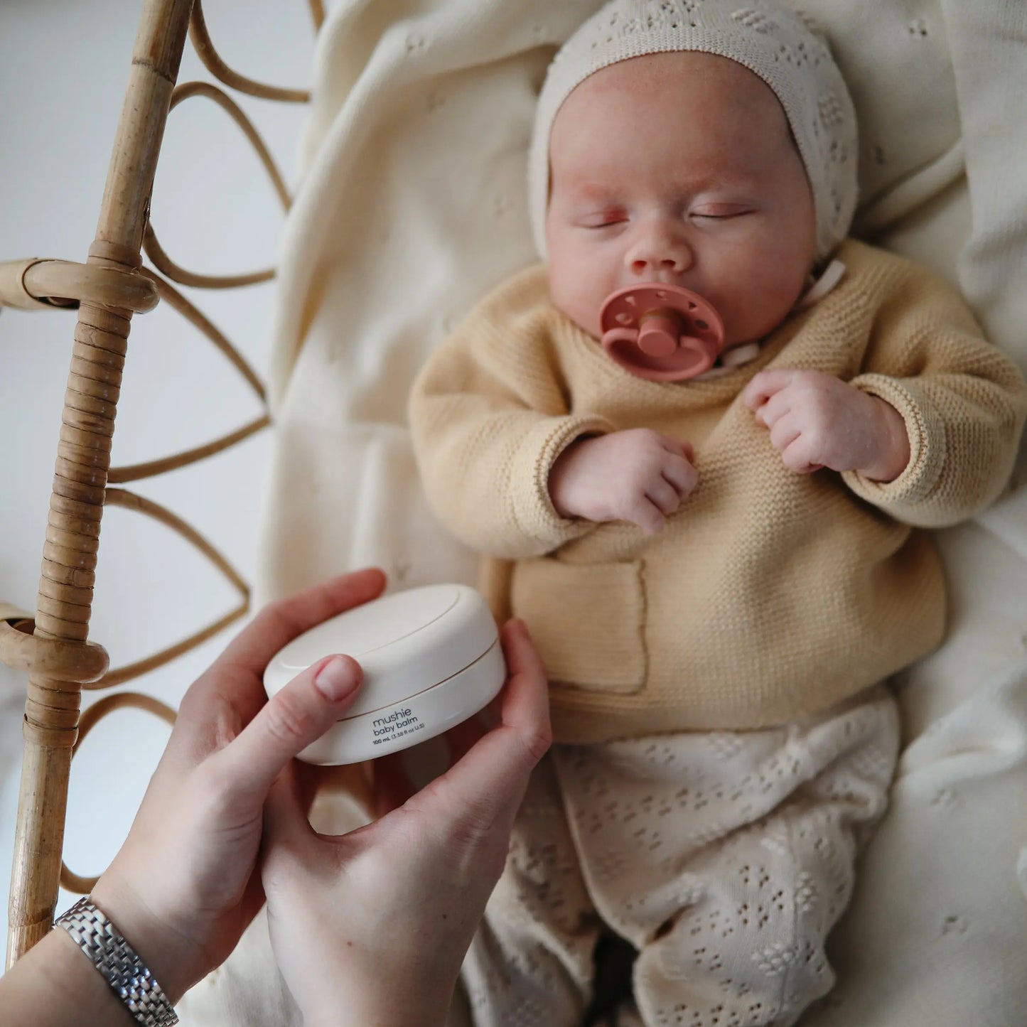 Frigg Moon Natural Rubber Pacifier 2 Pack Mushie