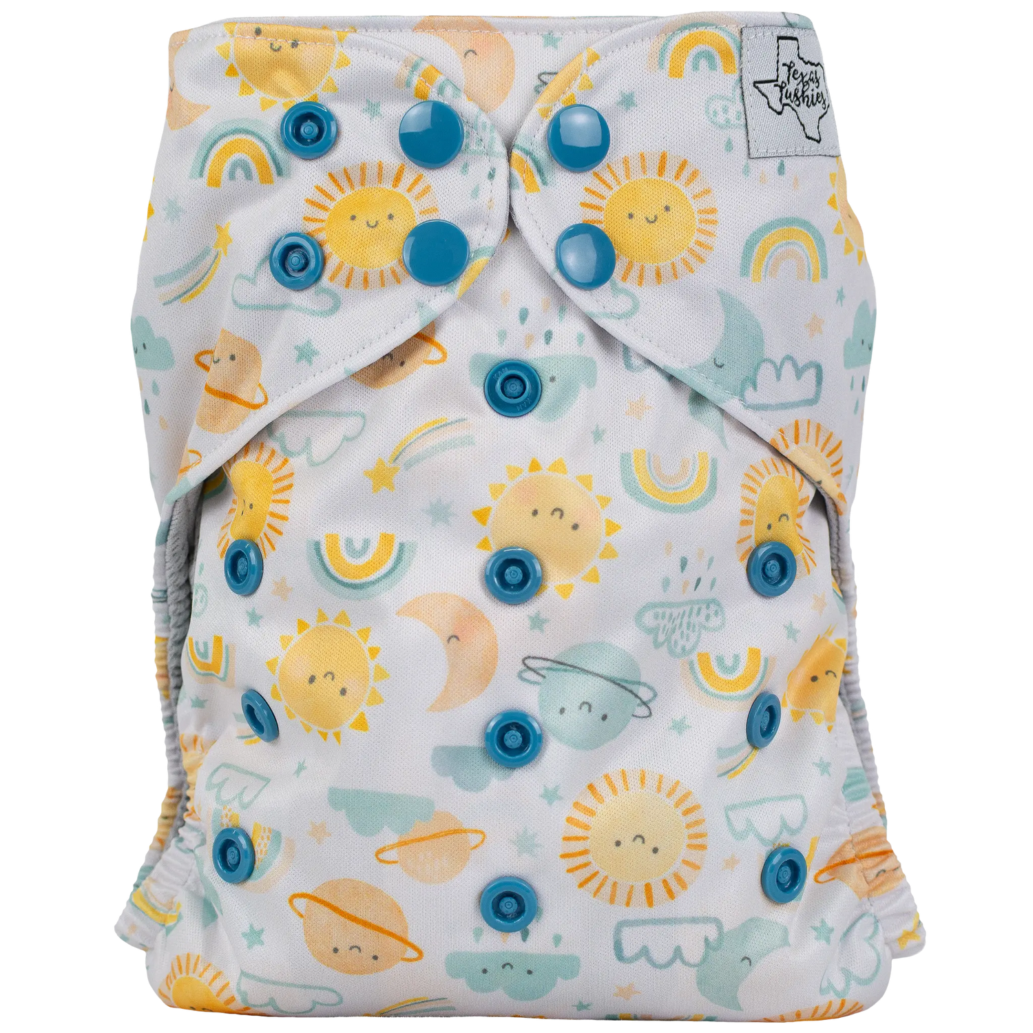 Eco-Friendly Slim Fit Cloth Diaper for Babies 8 to 40 Pounds Texas Tushies Everetts Place Boutique 17.00