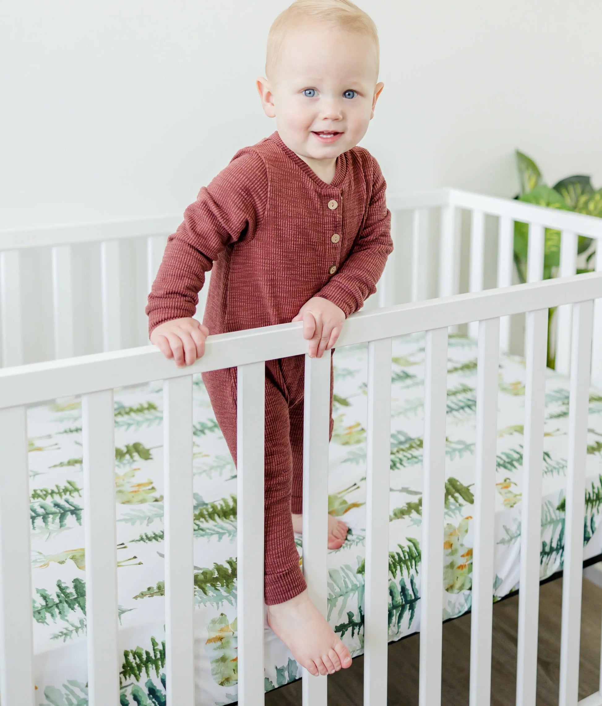Fitted Crib Sheet In The Woods Soft Baby Bedding Photo Backdrop Honey Lemonade