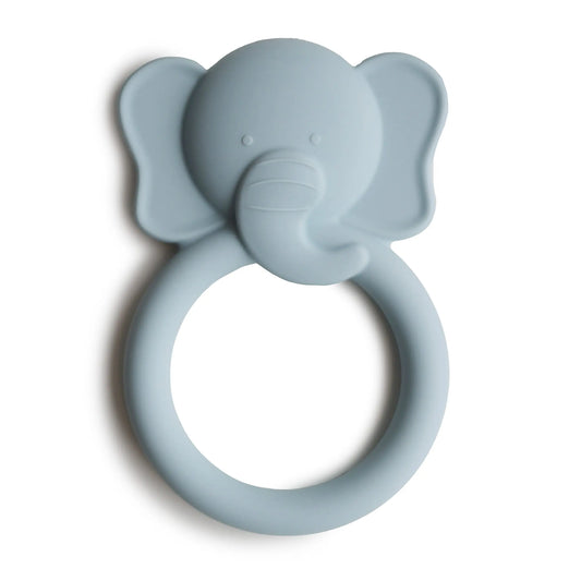 Elephant Teether Made from Non-Toxic Food-Grade Silicone for Babies Mushie Everetts Place: Online Boutique