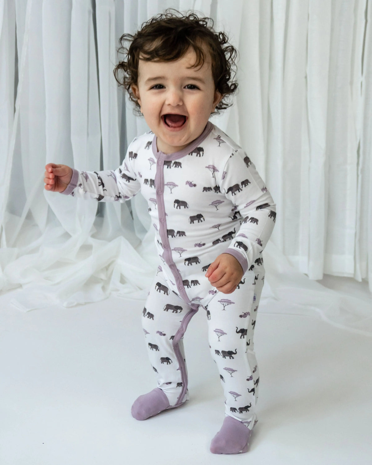 Bubble Baby Elephant | Snap Footie - 