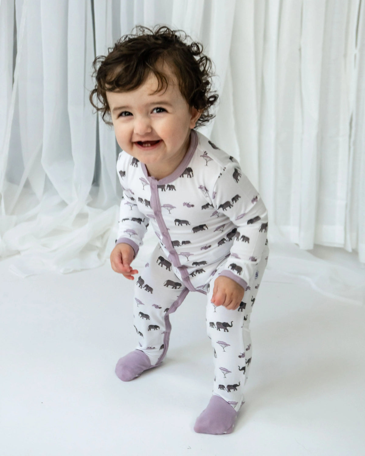 Bubble Baby Elephant | Snap Footie - 