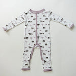 Elephant | Snap Romper - White, Baby & Toddler Clothing, Tail, Pack animal, Clothing | Everetts Place