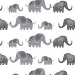 Organic Cotton Muslin Swaddle Blanket - Elephant Print by LollyBanks