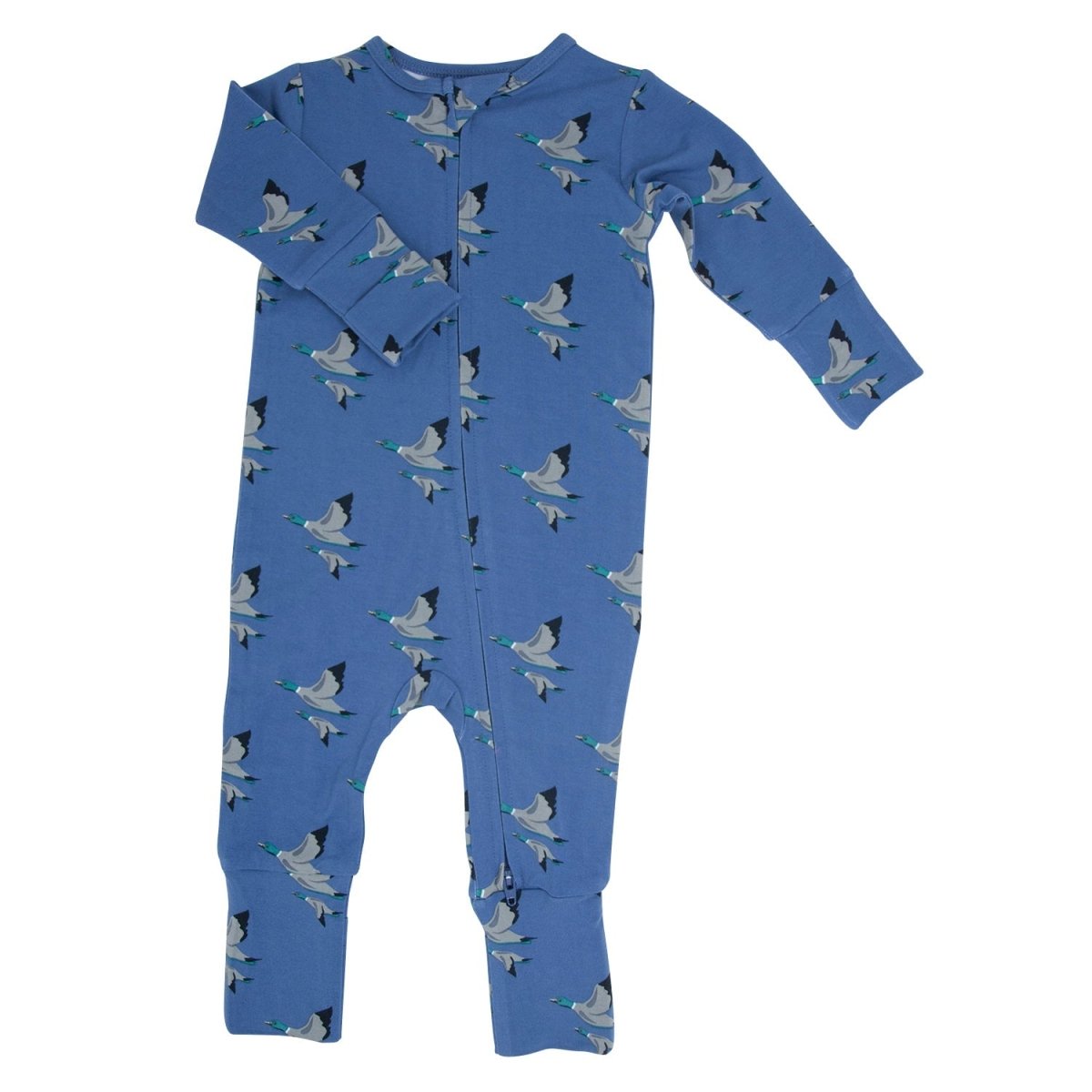 Sweet Bamboo Elmer Fudd Convertible Baby Romper With Two Way Zip - Everetts Place Boutique - 