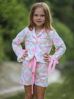 Mommy and Me Fall Thanksgiving Pumpkin  Pajama by Rylee Faith Designs
