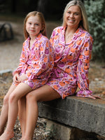 Mommy & me Halloween Pumpkin Pajama Set by Rylee Faith Designs
