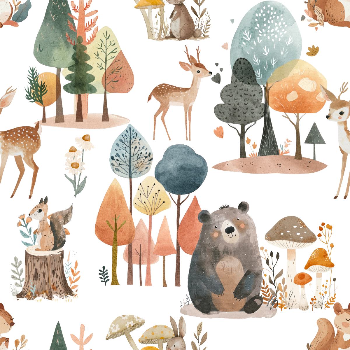 Minky Baby Blanket Enchanted Forest by Honey Lemonade at Everetts Place