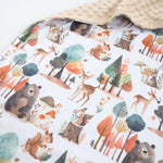 Minky Baby Blanket Enchanted Forest by Honey Lemonade at Everetts Place