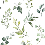 Minky Baby Blanket Eucalyptus Greenery by Honey Lemonade at Everetts Place