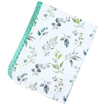Minky Baby Blanket Eucalyptus Greenery by Honey Lemonade at Everetts Place