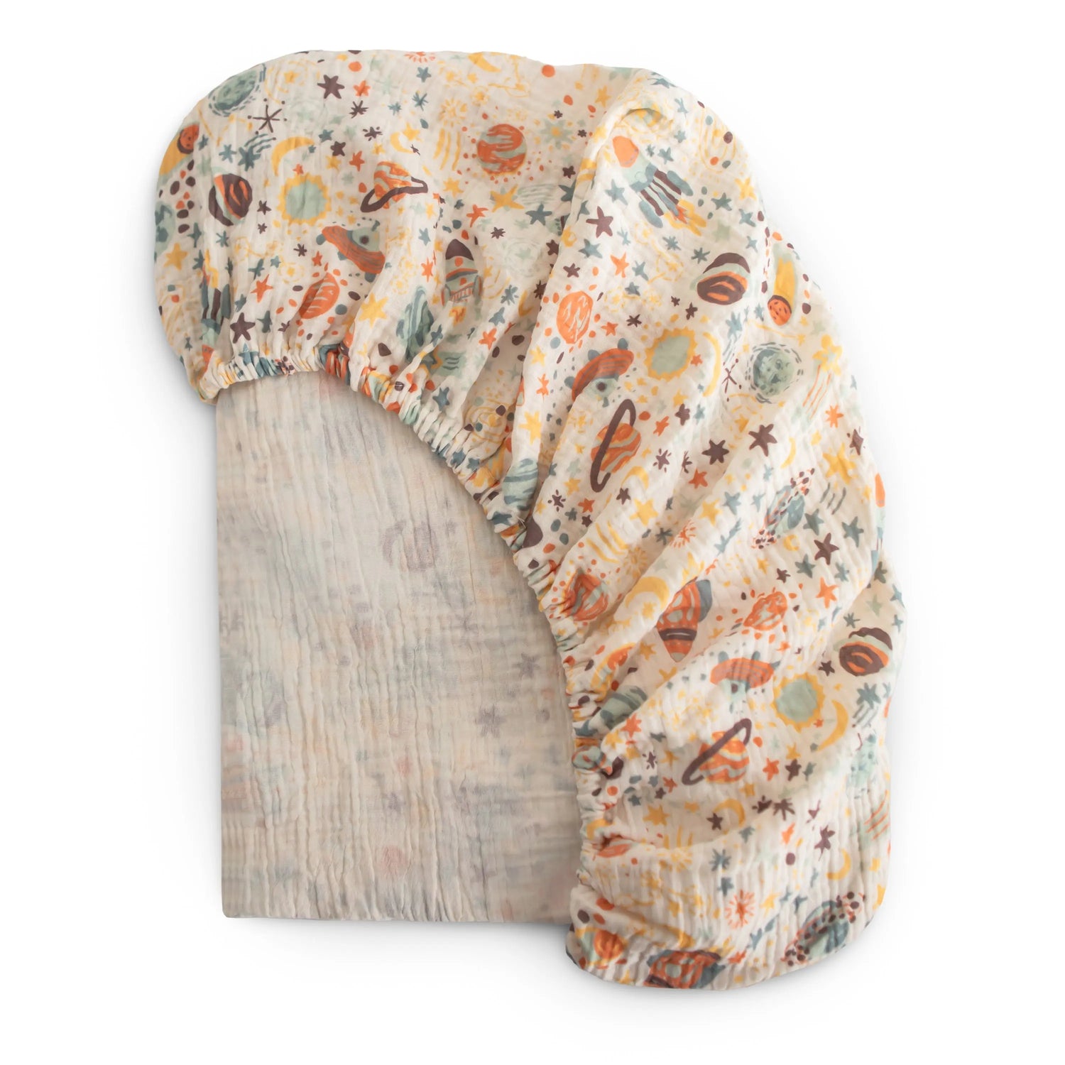 Extra Soft Muslin Crib Sheet Mushie 