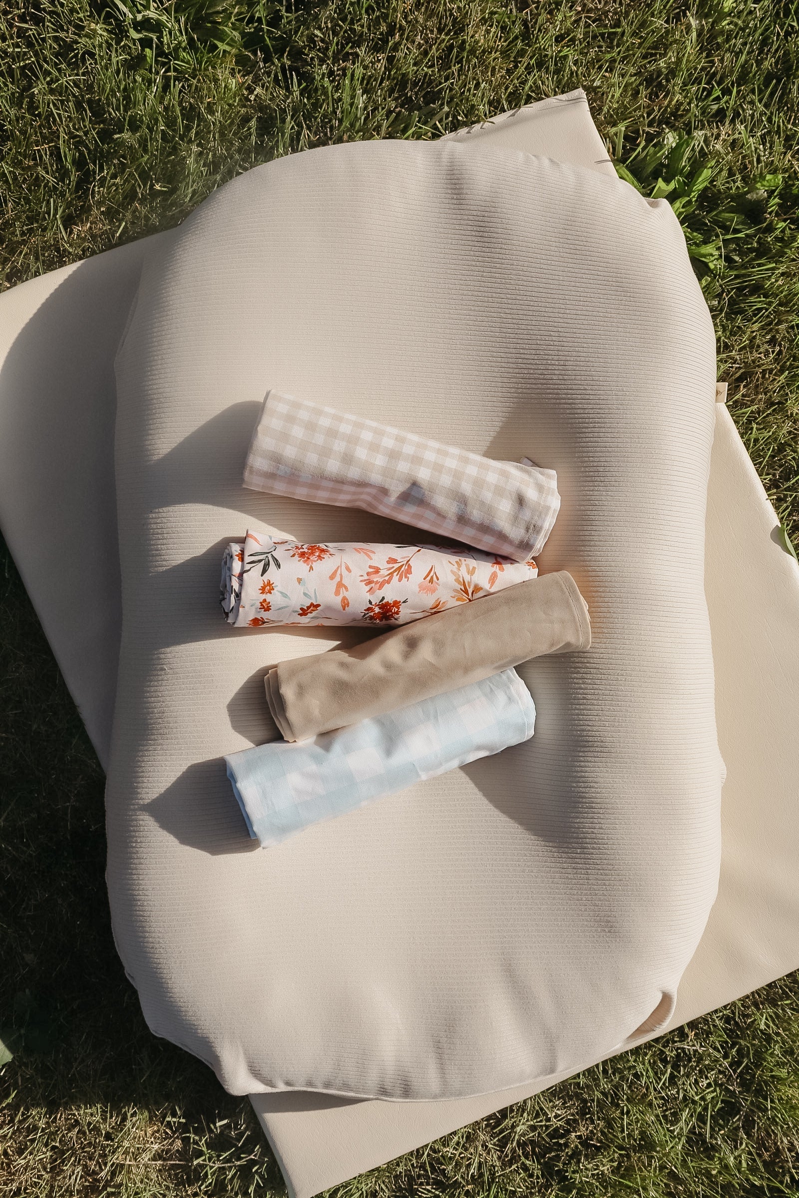 Haven Gingham Baby Blanket Soft Cotton Comfort For Sleep Little Mae & Co Everetts Place: Online Boutique