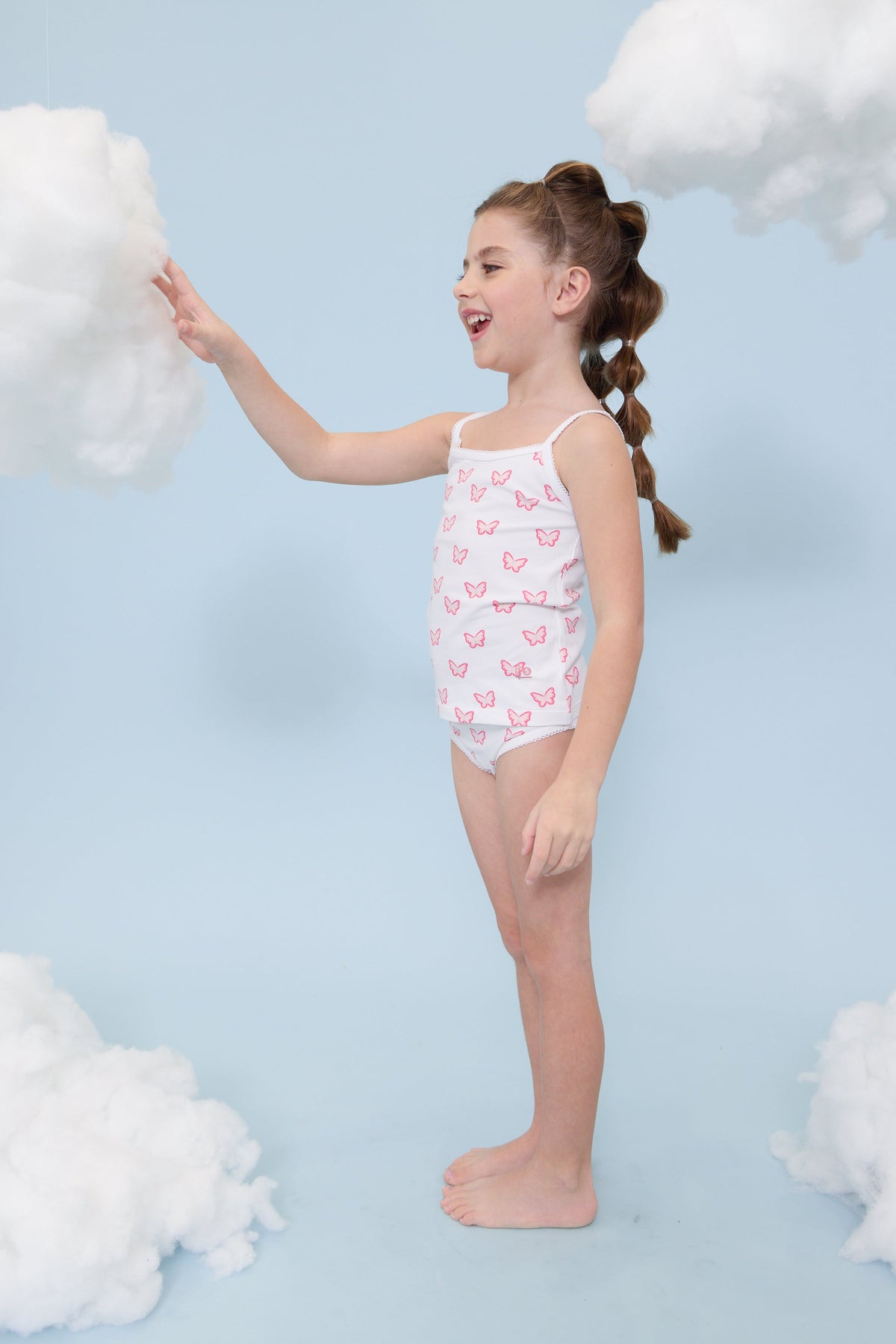 Feathers USA Cami Tops 3 Pack Super Soft Tagless Cotton For Girls by Feathers USA at Everetts Place