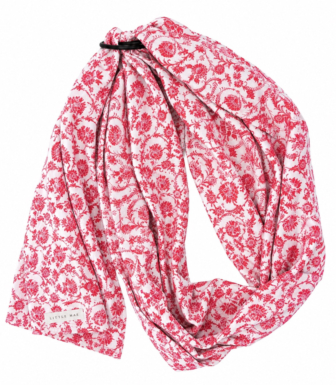Red Chinoiserie Ring Sling Carrier by Little Mae & Co
