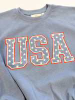 USA Stars T-Shirt Romper by Little Joy Co. at Everetts Place
