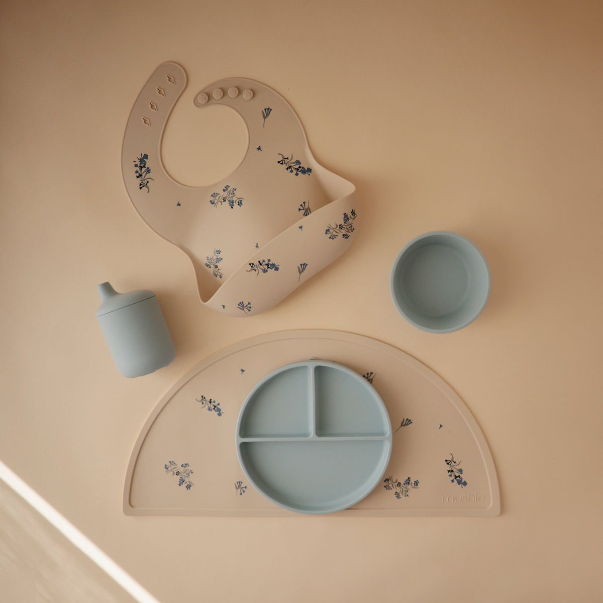 Mushie non-toxic silicone baby placemat