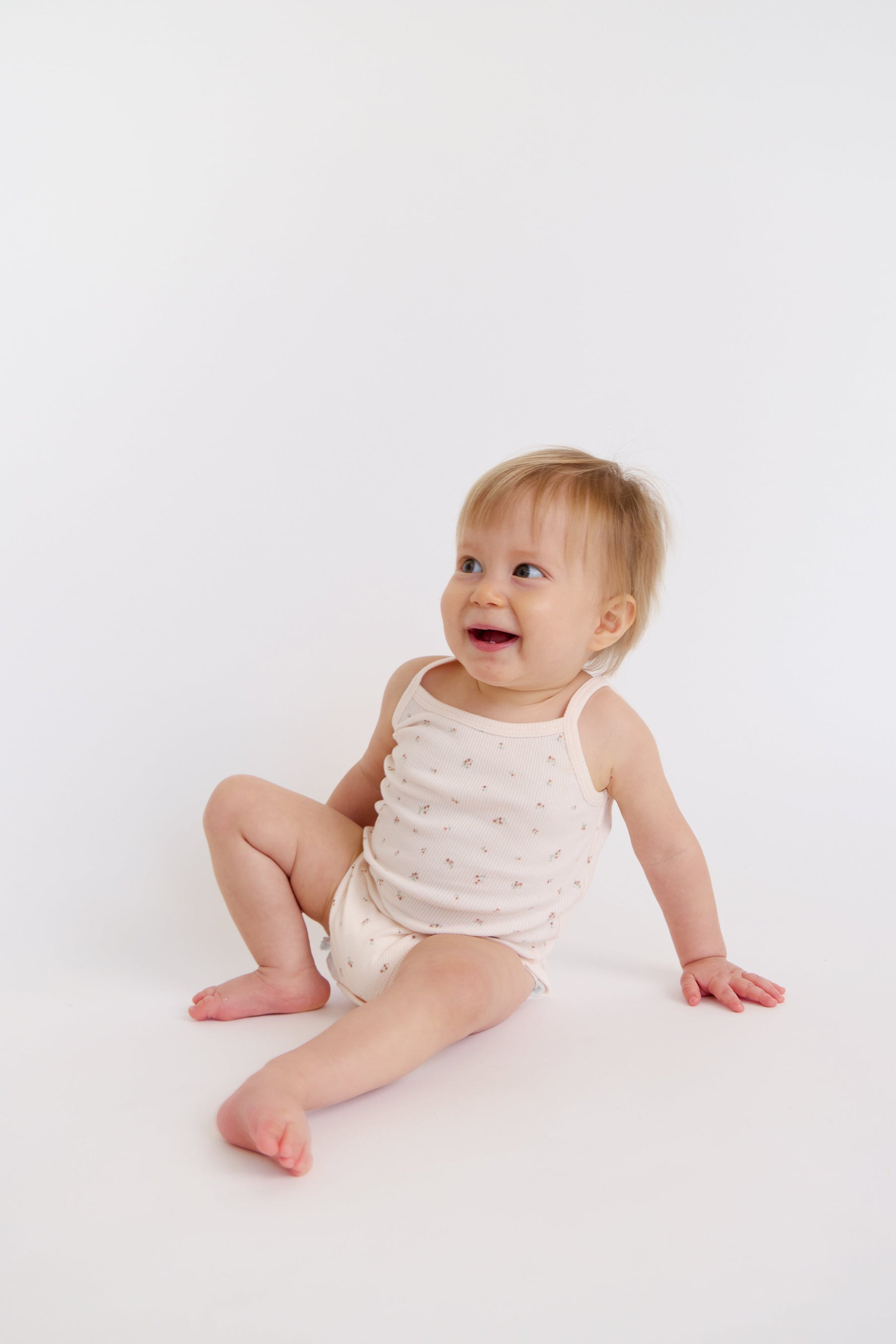 Feathers Super Soft Cotton Tank Top Baby Girl Undershirts – One-Piece Toddler Bodysuit (2 Pack) by Feathers USA at Everetts Place