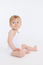 Feathers Tank Top Bodysuits for Baby Girl (2 Pack) Super Soft One-Piece Toddler Bodysuit by Feathers USA at Everetts Place