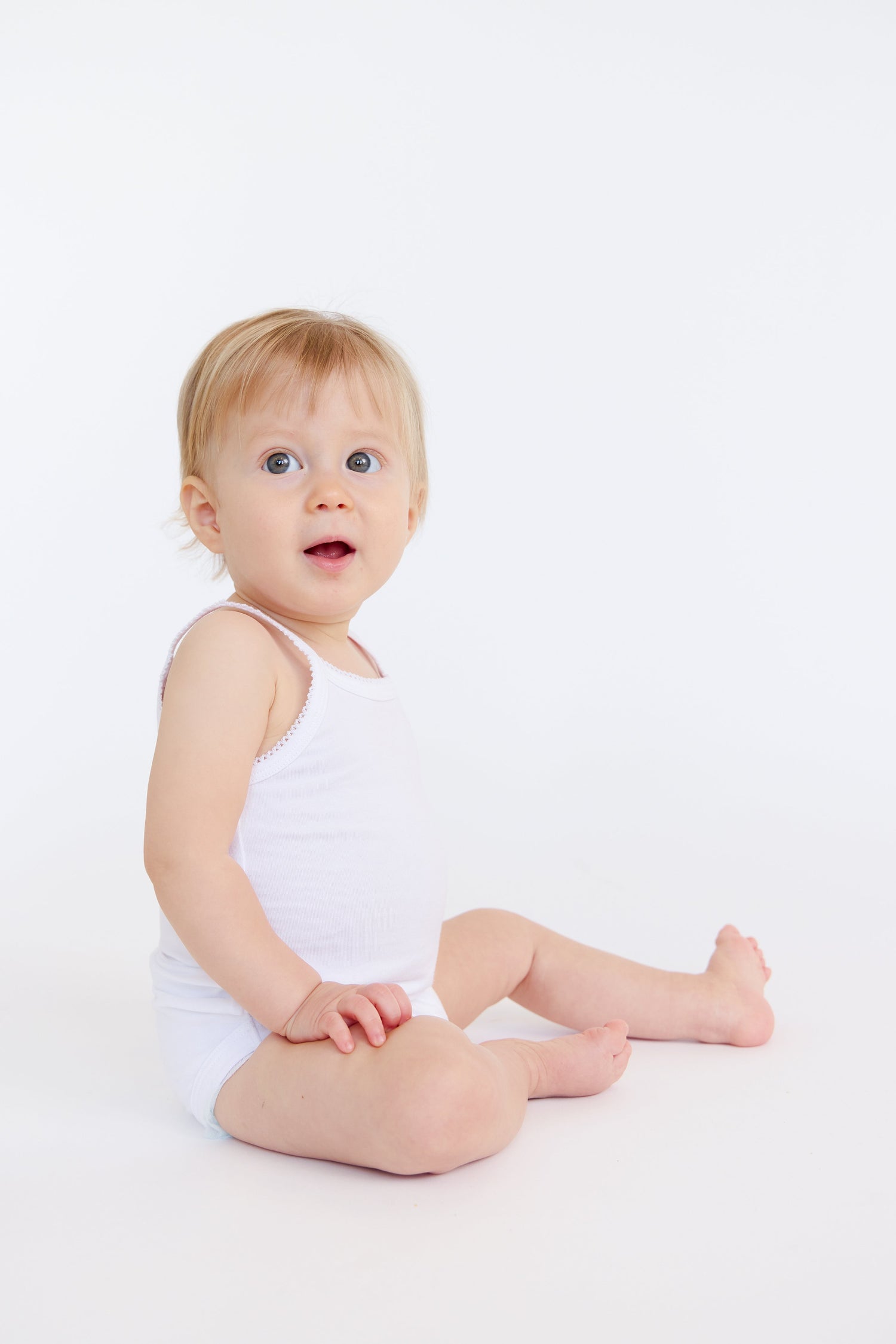 Feathers 4 Pack Baby Girls Tank Top Undershirts Super Soft Cotton For Toddlers by Feathers USA at Everetts Place