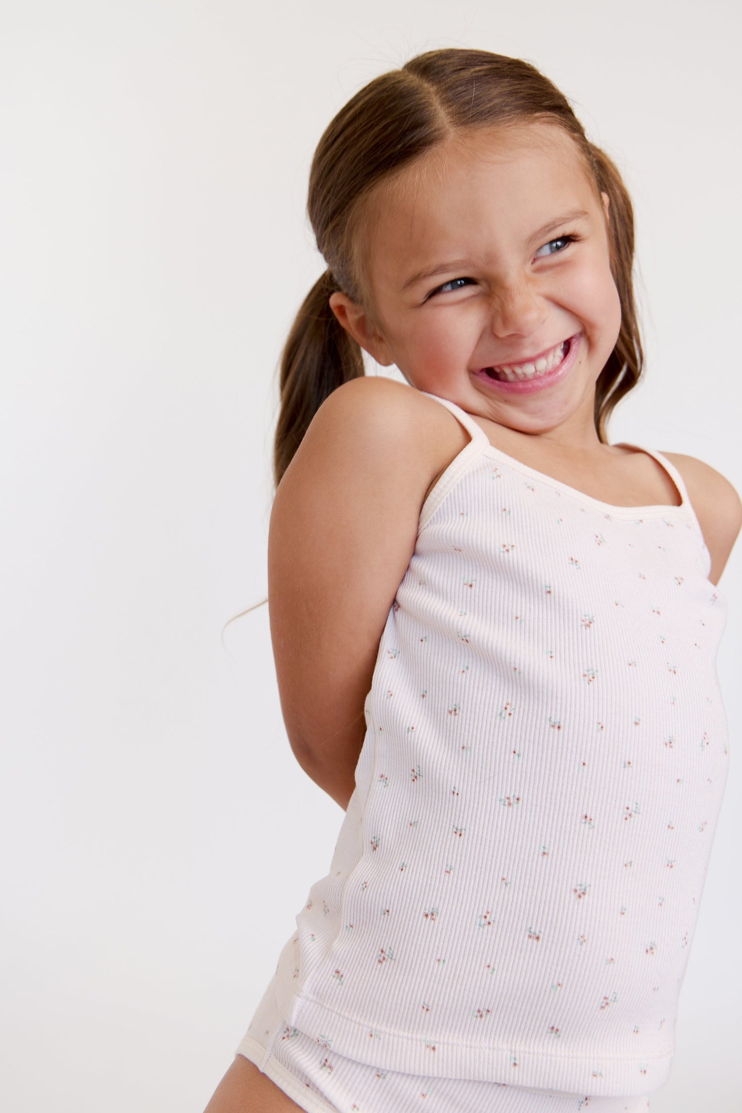 Feathers Super Soft Girls Undershirts Tagless Camisoles – Cotton Cami Girls Tank Tops (3 Pack) by Feathers USA at Everetts Place