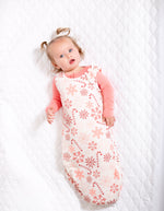My First Candy Cane Bundle: Bamboo Sleep Sack In Blue & Peach & Free Onesie by Rayn’s Tiny Stitches