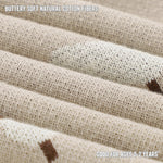 Bleu La La Luxury Knit Mushroom Swaddle Baby Blanket Made from 100 Percent Cotton for Year-Round Comfort - Baby & Toddler > Swaddling & Receiving Blankets > Swaddling Blankets
