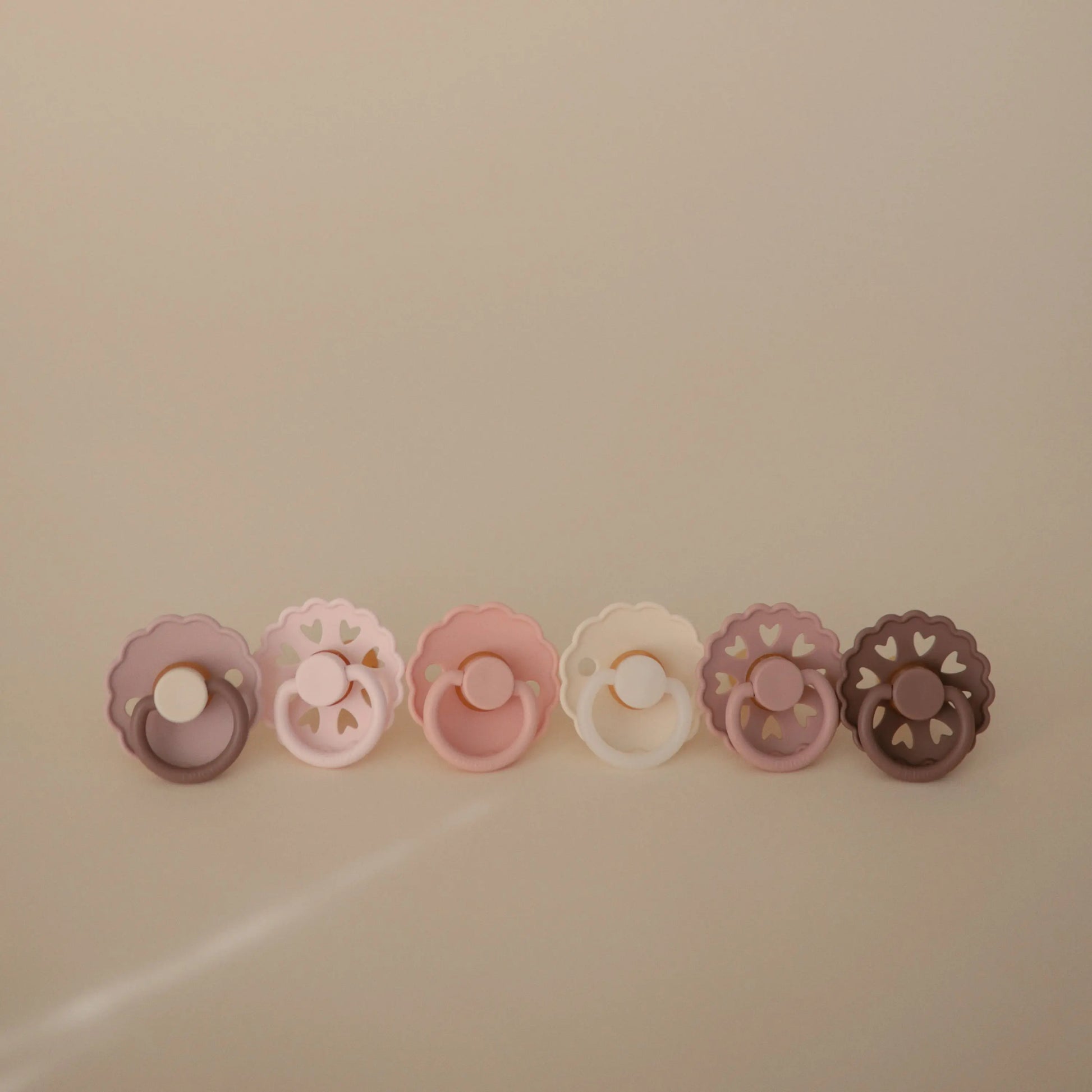 FRIGG Pacifier - Natural Rubber 6-Pack for Baby Comfort Mushie Everetts Place: Online Boutique
