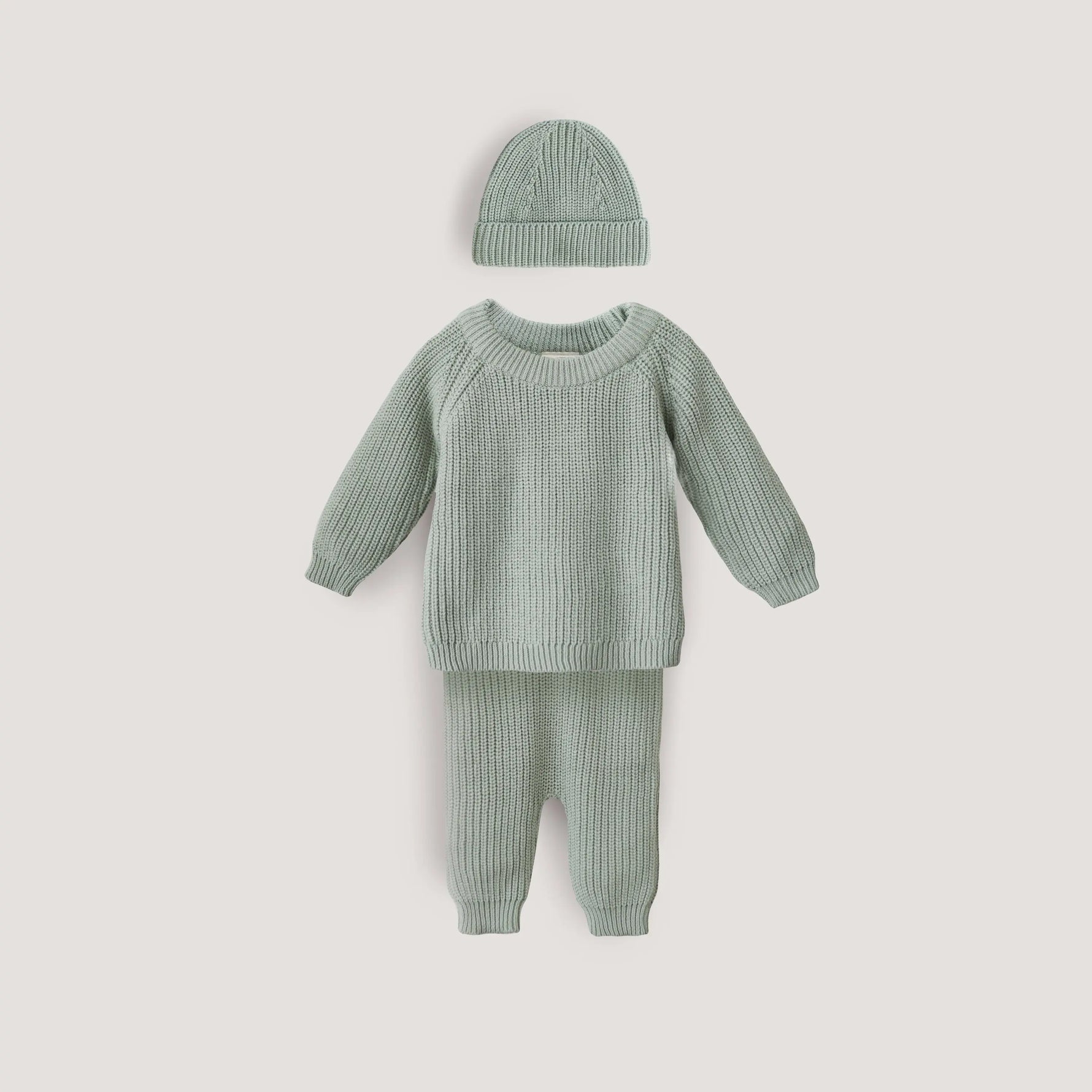 Mushie Chunky Knit Beanie Made with Organic Cotton for Babies Cozy and Stylish - Apparel & Accessories > Clothing Accessories > Baby & Toddler Clothing Accessories > Baby & Toddler Hats Baby Clothes