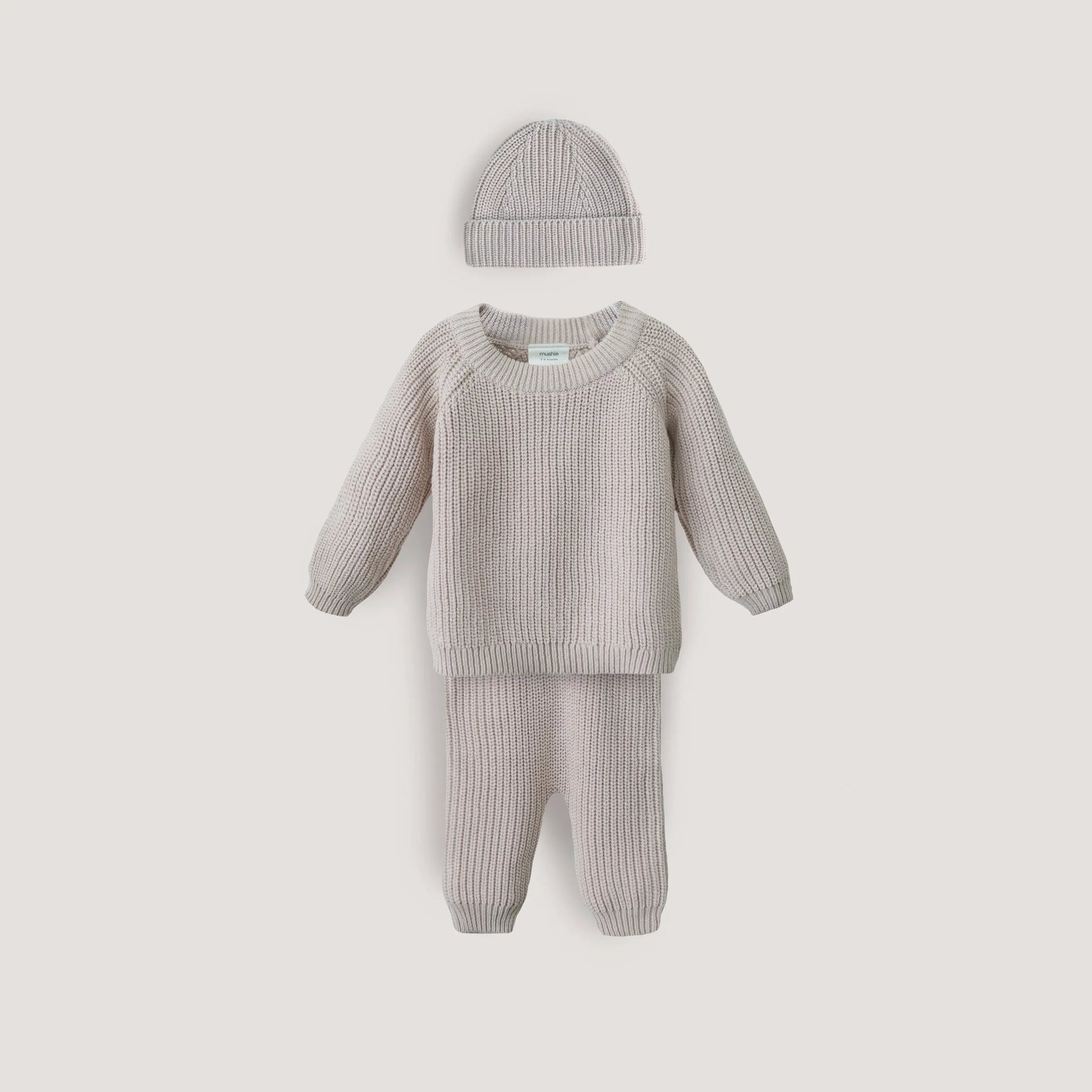 Mushie Organic Cotton Chunky Knit Sweater for Baby - Apparel & Accessories > Clothing Accessories > Baby & Toddler Clothing Accessories Baby Clothes